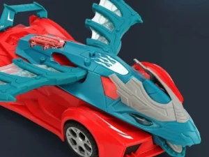 dino red car 2
