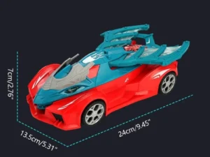 dino red car 3
